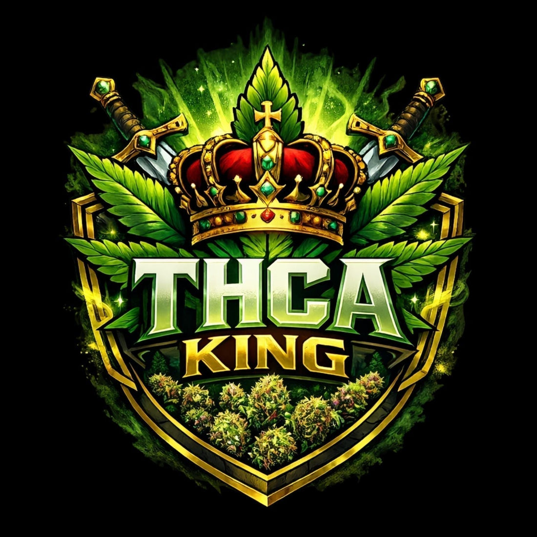 Limited Edition THCA King Stickers Only 1,000 Made... Included Free in the First 1,000 Orders! 👑