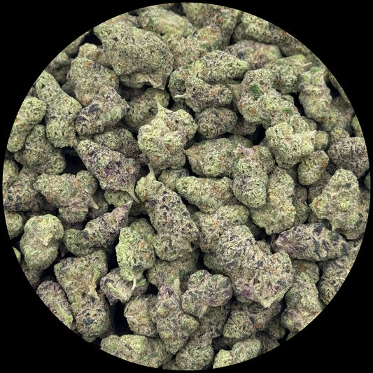 Glitter Bomb Exotic Indoor THCA Flower Small Buds