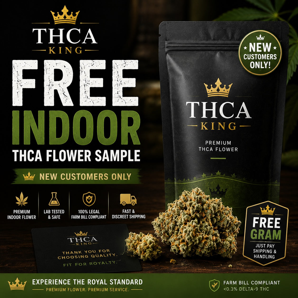 THCA King Free Indoor Gram